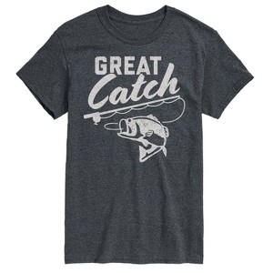 Men's - Instant Message - Great Catch Short Sleeve Graphic T-Shirt - 1 of 4