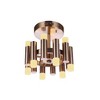 Craftmade Lighting Simple Lux 12 - Light Semi-Flush Mount in  Satin Brass - 2 of 4