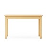 Guidecraft EdQ Toddler Table - Natural: Rectangular Kids Activity Table, 24" x 30" | Wooden Toddler Desk for Playroom, Preschool, Daycare - 2 of 4
