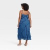 Women's Ruffle Maxi Slip Dress - A New Day™ - 2 of 3