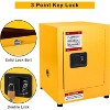 Acekool Flammable Storage Cabinet, 17"x17"x18" Galvanized Steel, Lockable with Adjustable Shelf, Sump & Vents for Hazardous Liquids - 2 of 4