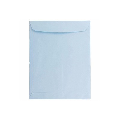 JAM Paper Document Envelope 9" x 12" Baby Blue 100/Pack (1532565b)