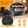 GYIIYUO 47" Giant Bean Bag Chair for Adults - Comfy Plush Shell Soft Accent Chair, Oversized Cozy Lounge Floor Sofa Reading Chair - 4 of 4
