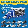 Joyfy 25-in-1 Die-cast Police Rescue Toy Truck Set with Lights & Sounds Play Police Patrol Rescue Vehicle Toy，Birthday Gift for Boys Ages 3+ - 2 of 4