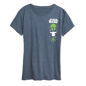 Women's - Star Wars - The Mandalorian Mando Icons Short Sleeve Graphic T-Shirt - 1 of 4
