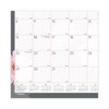 Monthly Desk Pad Calendar, Pink Daisy Artwork, 22 x 17, Pink/White Sheets, Black Binding, 12-Month (Jan to Dec): 2025 - image 2 of 4