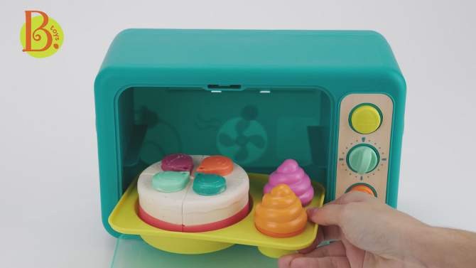 B. toys - Play Oven Baking Set Mini Chef - Bake-a-Cake Playset, 2 of 6, play video