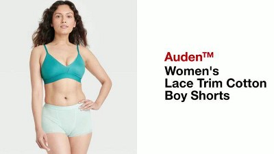 Women's Cotton And Lace Boy Shorts - Auden™ : Target