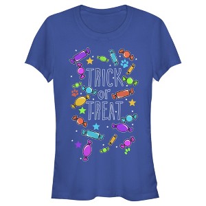 Juniors Womens Lost Gods Halloween Candy Explosion T-Shirt - 1 of 4