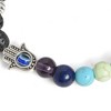 SOHI Women's Black Hamsa Beaded Bracelet - 3 of 3