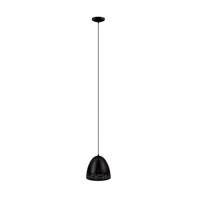 1-Light Safi Pendant with Interior Metal Shade Gold/Black - EGLO