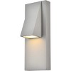 Elegant Lighting Raine Integrated LED wall sconce in silver - 3 of 4