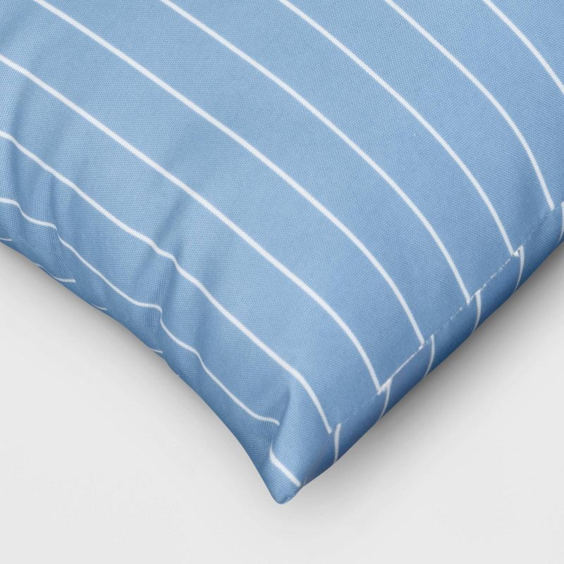 10"x17" Pin Stripe Rectangular Outdoor Lumbar Pillow - Room Essentials™, 5 of 6