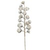 Flower Stems 39"H White – Flexible EVA Foam & Wire Floral Arrangement (Set of 6) By Kalalou - 3 of 3