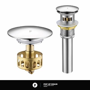 Fine Fixtures Pop Up Drain With Strainer Basket - 1 of 4