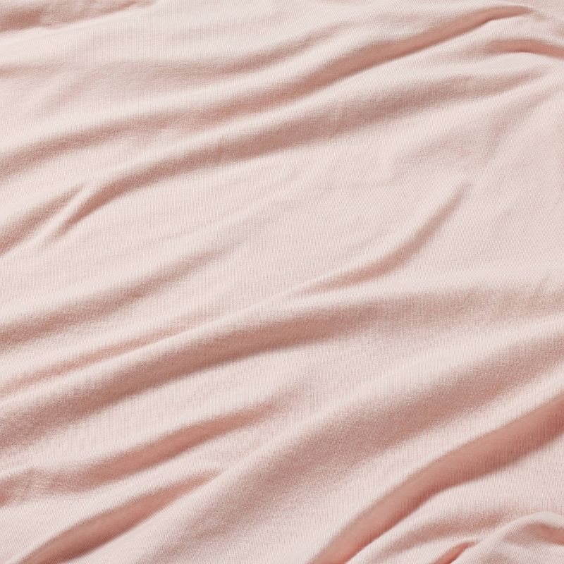 Polyester Rayon Fitted Crib Sheet - Heirloom Pink - Cloud Island&#8482;, 4 of 6