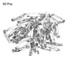 Unique Bargains Metal Blankets Crafts Brooch Making Home Sewing Safety Pins 50 Pcs - 3 of 4