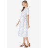 Woman Within Plus Size Petite Short-Sleeve Denim Dress - 4 of 4
