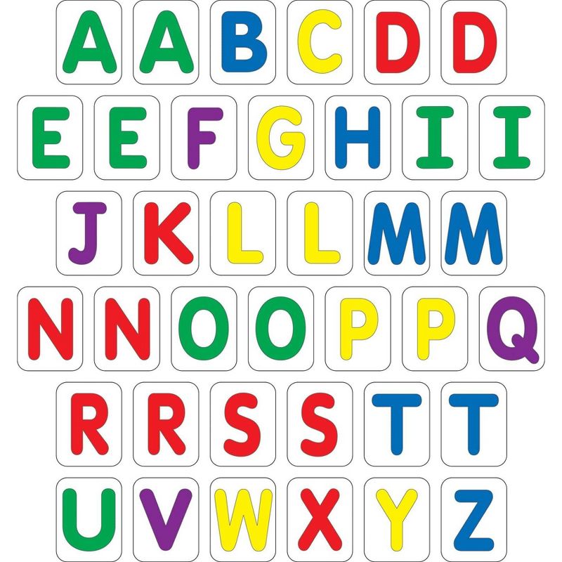Barker Creek KidABC&#39;s Magnets - Uppercase Letters, 3 of 6