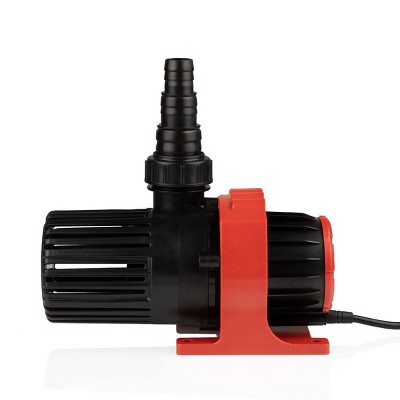 5300GPH Black and Red Ceramic Pond Pump with Controller