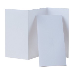 Paper Frenzy White Z-fold Program 8" x 12" 50 pack Laser Compatible - 1 of 4