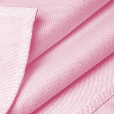 Elegant Pink Polyester Rectangular Tablecloth for Weddings and Banquets