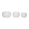 Transpac Metal 10 in. White Halloween Washed Jack-O-Lantern Nesting Containers Set of 3 - 2 of 4