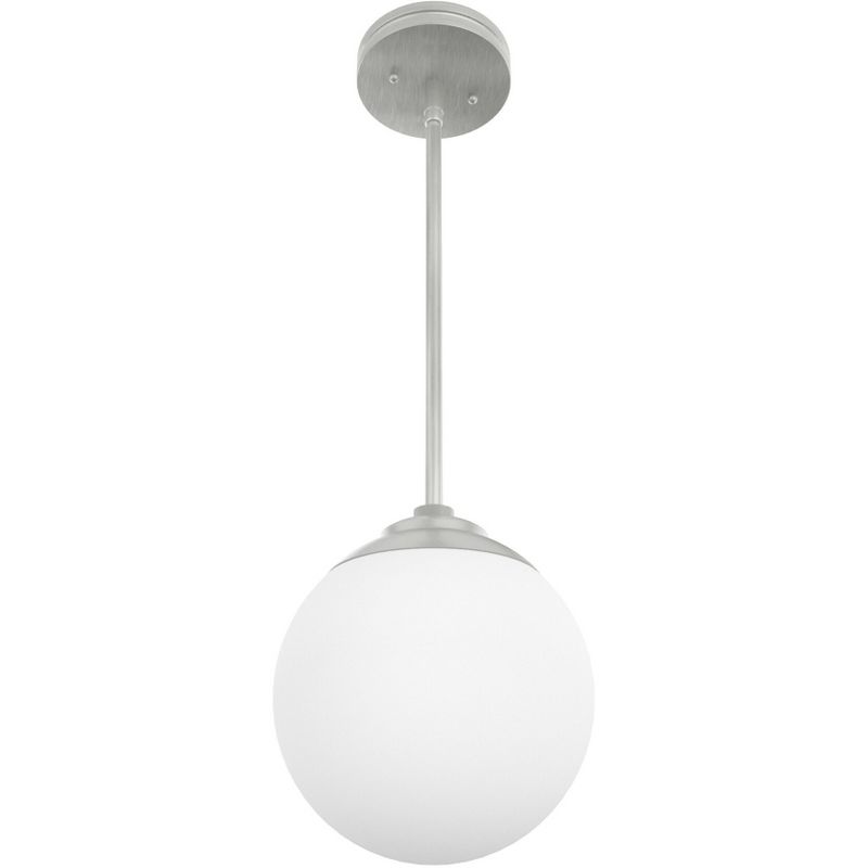 Hepburn White Cased Glass Mini Pendant Ceiling Light Fixture - Hunter Fan, 5 of 6