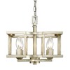 Golden Lighting Bellare 4-Light Semi-flush/Pendant in White Gold - 2 of 4