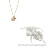 Adornia Tarnish Resistant 14k Gold Plated Mother of Pearl Heart Charms Necklace - 3 of 3
