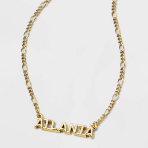 Bijoux Sport by Luv Aj MLS Gold Nameplate Pendant Necklace - 1 of 4