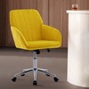 KWPZQEB Home Office Desk Chair - Adjustable Swivel Chair with Back Lumbar Support, Ergonomic Chair, Comfy Armchair for Home Office - 4 of 4