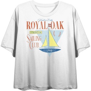 Royal Oak Sailing Club Vintage-Inspired Adult Crew Neck Short Sleeve Tee - 1 of 3