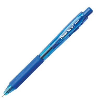 Pentel WOW! Retractable Ballpoint Pens Medium Point Blue Ink 712134