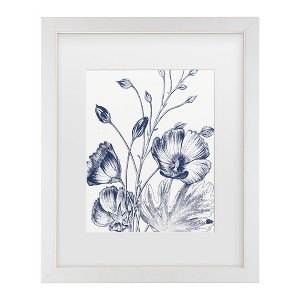 Trademark Fine Art - Wild Apple Portfolio Botanical Beauty Chalk IX White Matted Framed Art - 1 of 4