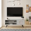 HomeStock Cloud TV Unit Wooden-Legged TV Stand 43 Inches Stone -Uv Print - 4 of 4