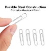 Staples Smooth Paper Clips Silver 100/Box 10 Boxes/Pack (A7026607/72377) ST72377/A70266 - 2 of 4