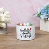 Pavilion Gift Company - Off - 11 oz - 100% Soy Wax Candle Scent: Tranquility - Flame Candles - 2 of 4