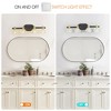 Maliang 24" Vintage 4-Light Wall Sconce with Clear Crystal Shades, Vanity Light Fixture for Bathroom or Hallway (No Bulbs) - 3 of 4