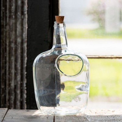 Park Hill Collection Glass Bottle Terrarium Medium