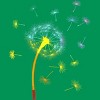 Design By CreativeHT Humans Rainbow Colorful Dandelion Flower Pride By CreativeHT T-Shirt - 2 of 2