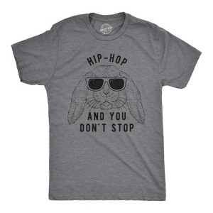 Mens Hip Hop And You Dont Stop T Shirt Funny Holiday Gift for Adult Sarcastic - Crazy Dog Men's T Shirt - 1 of 4
