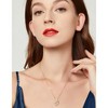 925 Sterling Silver Heartbeat Necklace, Trendy Pendant - HTUTWOO™ Women Dainty Diamond,  for Mother, Daughter, Sister, Friends and Everyday Wear - 3 of 4