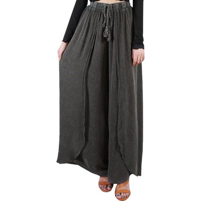 Anna-Kaci Women's Everyday Palazzo High Waist Summer Day Pant for Casual Looks