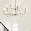 Kichler Lighting Pallas 12 - Light Chandelier in  Brushed Natural Brass - 4 of 4