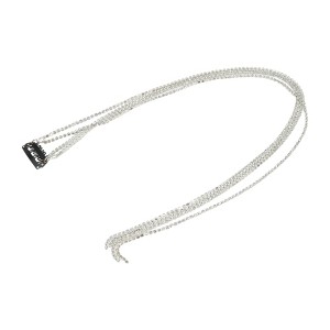 Unique Bargains Women's Style 1 Rhinestone Braided Hair Chain 1 Pc - 1 of 4