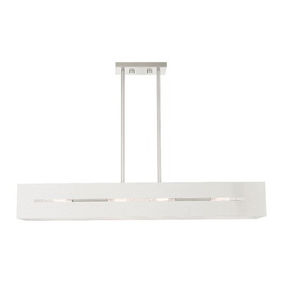 Livex Lighting Soma 4 - Light Chandelier in  Brushed Nickel