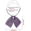 Elerevyo Women's Adjustable Satin Classic Bow Tie - 2 of 4