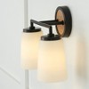 Capital Lighting Jonah 2 - Light Vanity in  Light Wood/Matte Black - 3 of 3