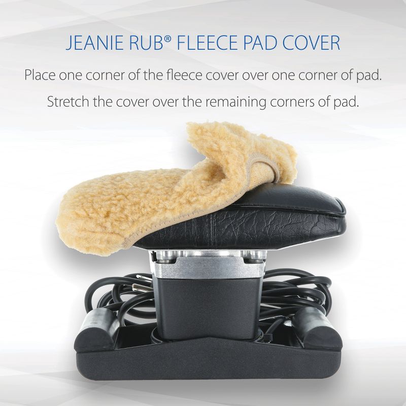 Core Products Jeanie Rub Variable Speed Massager - Fleece Cover Combo, 5 of 7